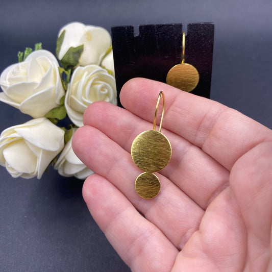 JUPITER earrings gold plated