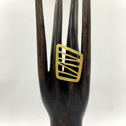 FORESTA gold-plated ring - Design with character