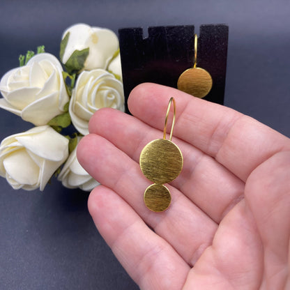 JUPITER earrings gold plated